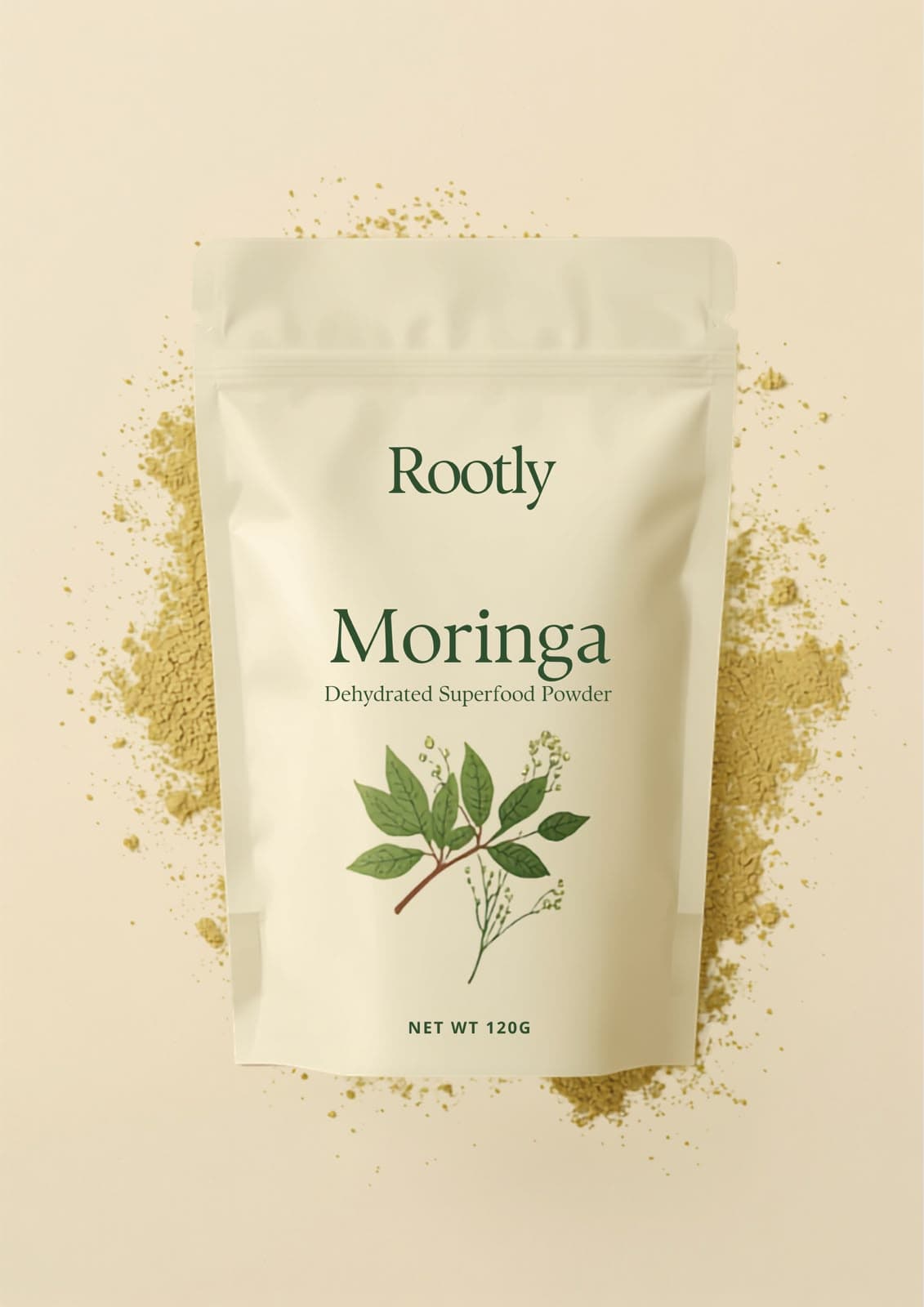 ROOTLY Moringa powder pouch